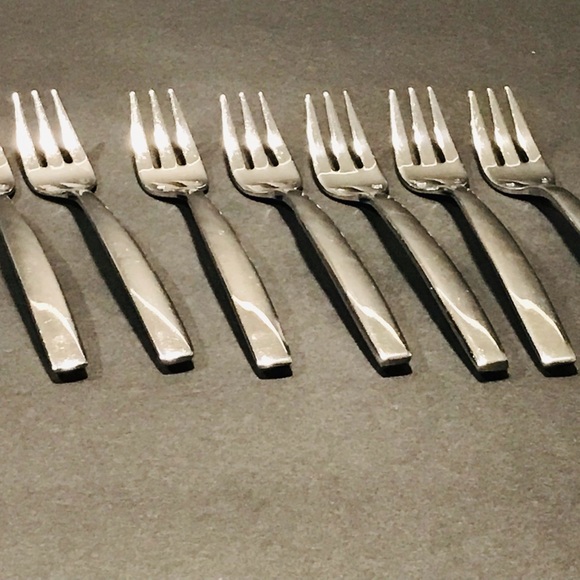 Chef & Sommelier 6 Cocktail Oyster Stainless Steel Forks 6” - Picture 11 of 11